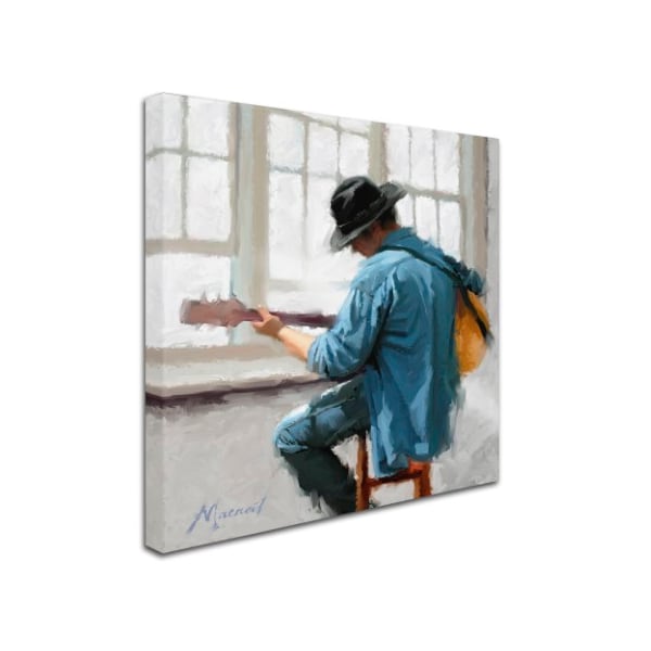 The Macneil Studio 'Guitar Player' Canvas Art,35x35